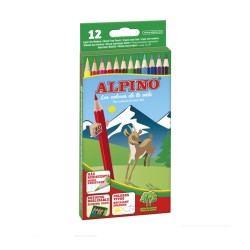 Creyones alpino 12 colores