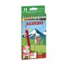 Creyones alpino 12 colores